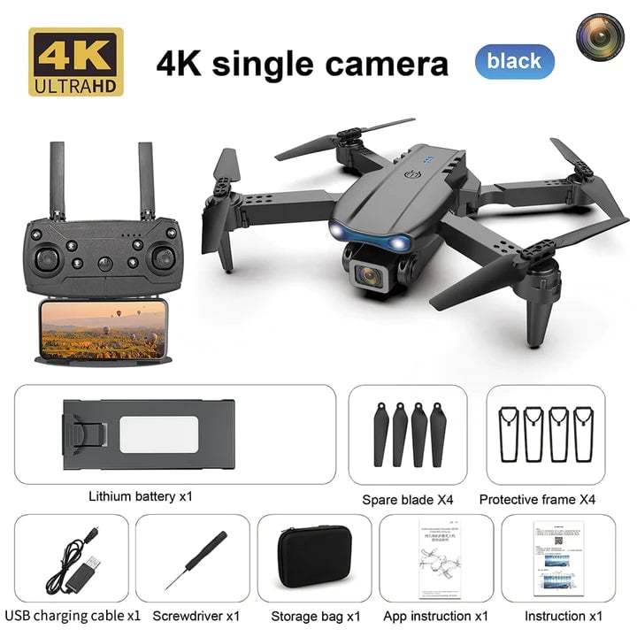 FlyMaster Pro 4K - Professional controllable drone with camera!