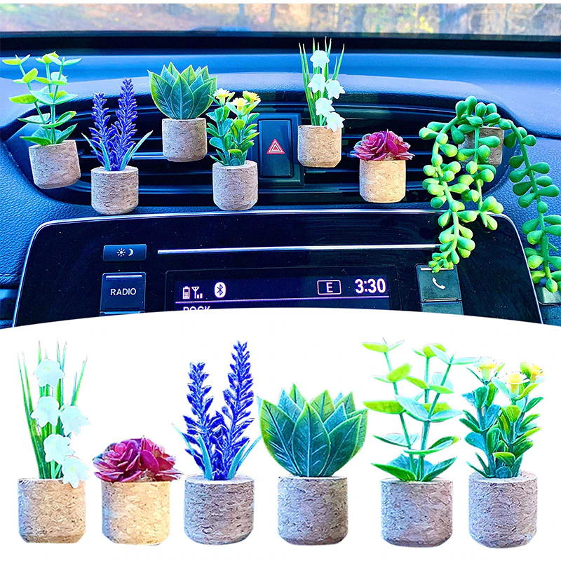 Fresh Florals Succulent Air Freshner Vent Clips