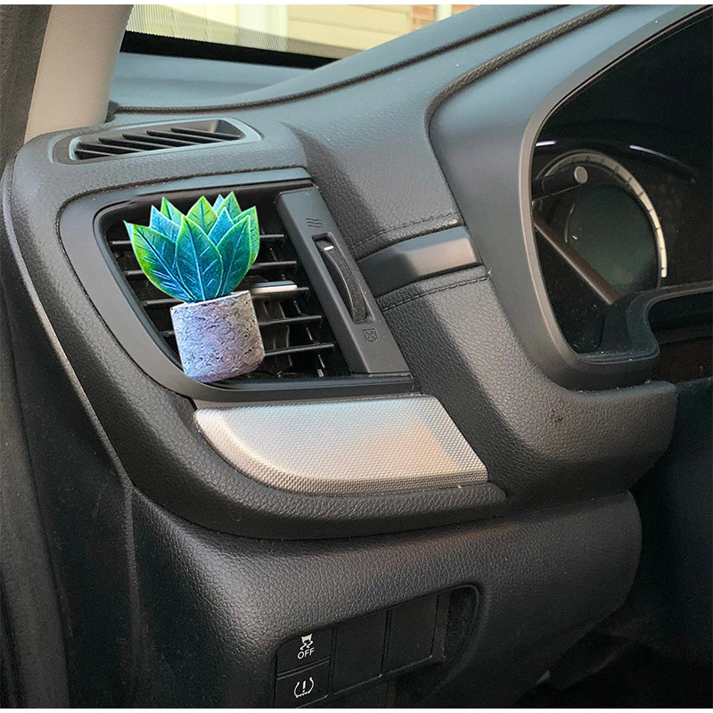 Fresh Florals Succulent Air Freshner Vent Clips