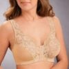 Front Hook, Stretch Lace, Posture Correction - One Piece Bra