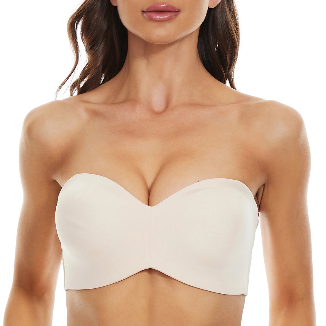 Full Support Non-Slip Convertible Bandeau Bra 