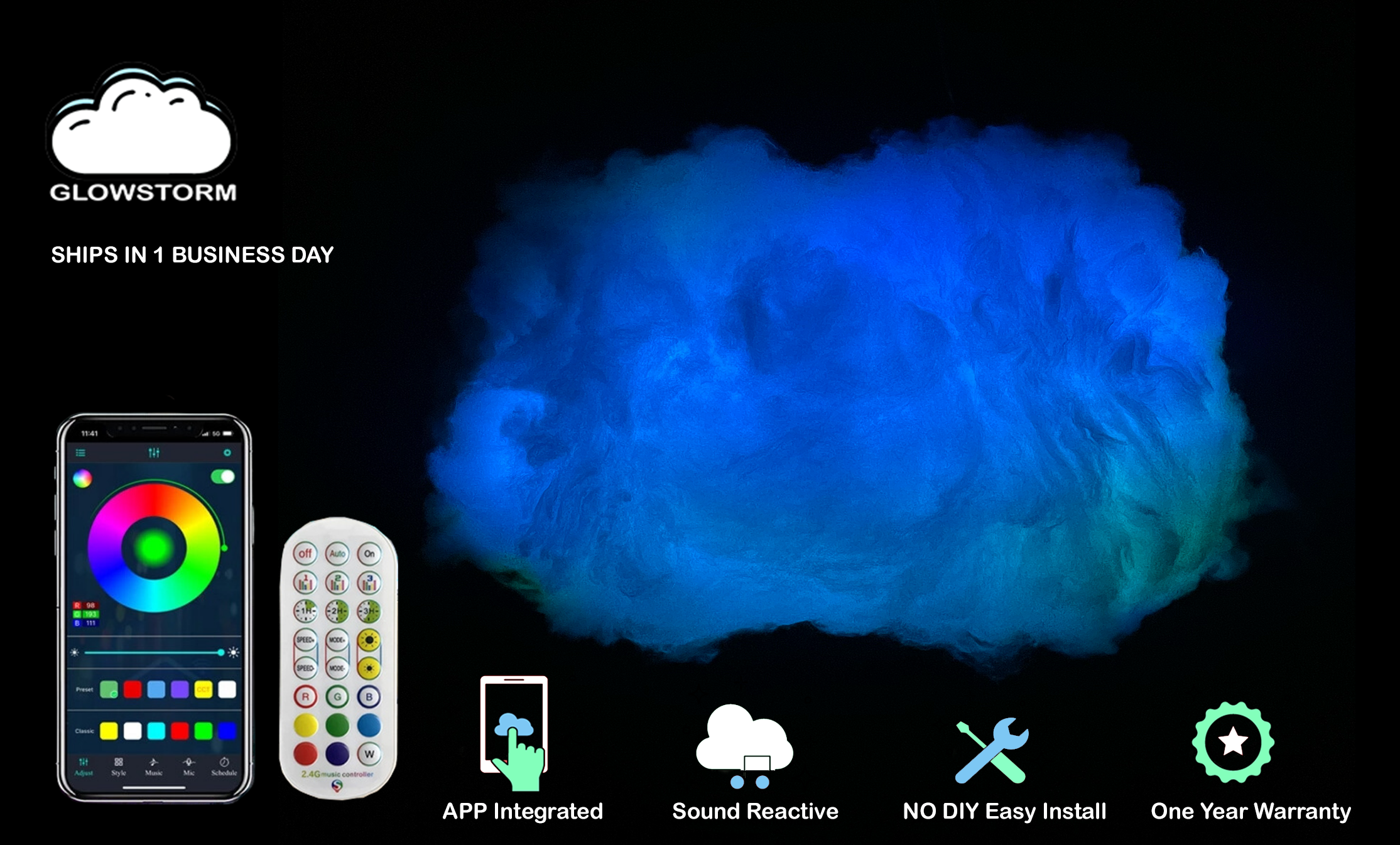 Glowstorm - LED Smart Cloud