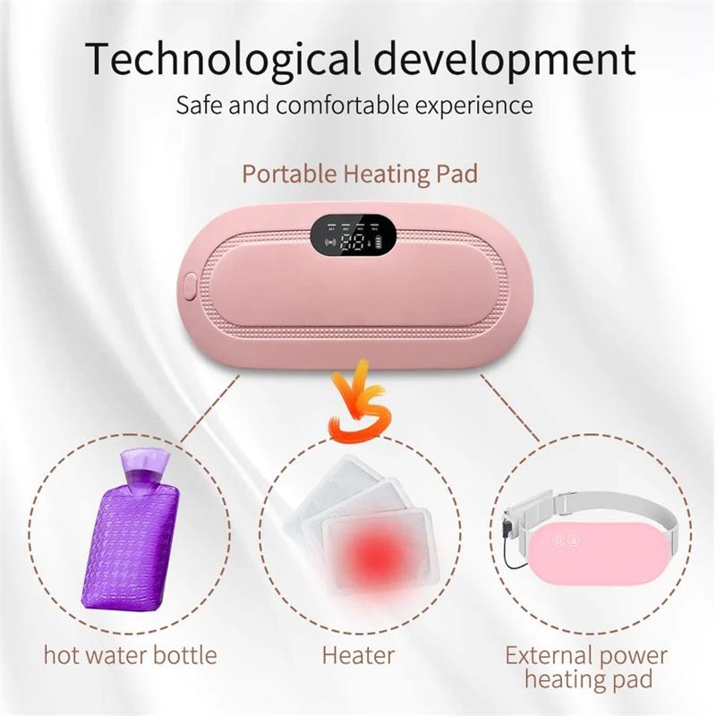 Heat&Massage Therapy Pad - (Period Cramps & Any Pains)