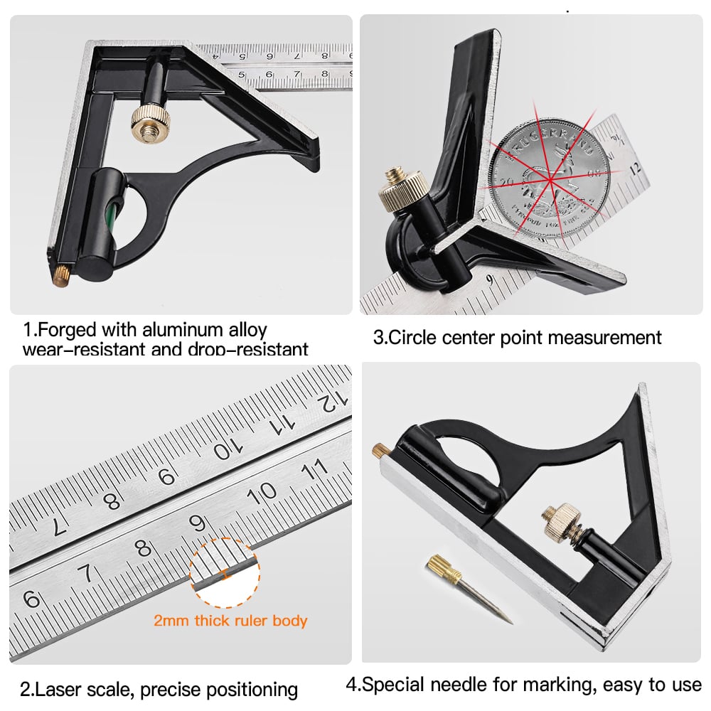 High Precision Carpentry Ruler