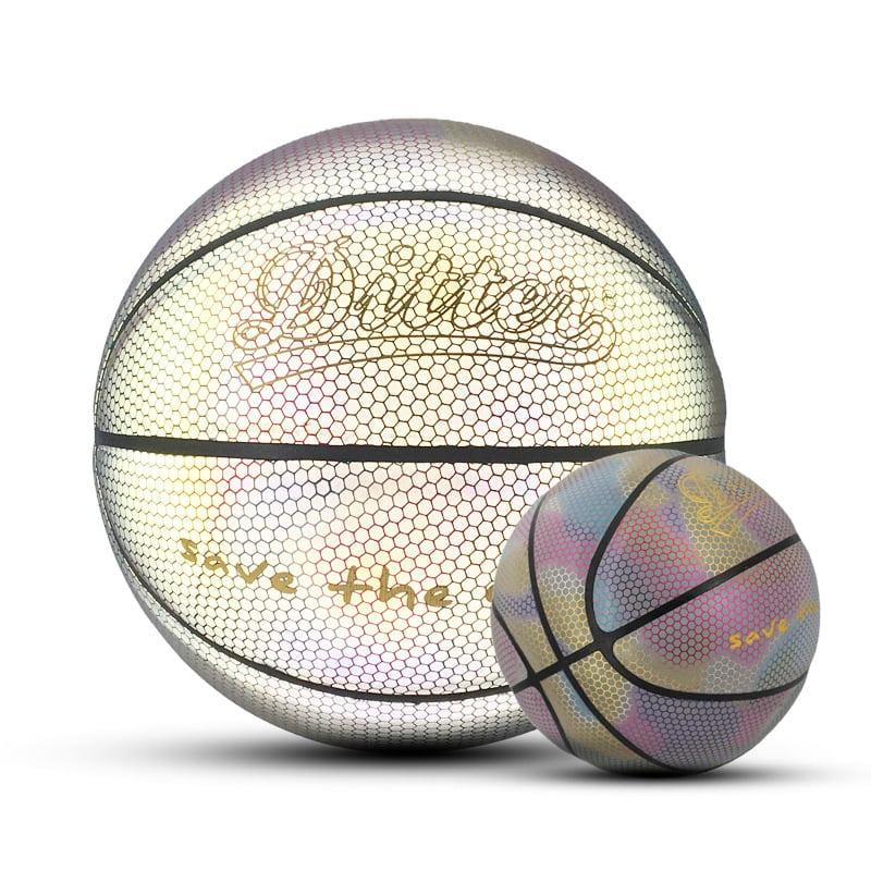 Holographic Reflective Glowing Baseball / Basketball /Soccer /Football (Rubgy) /Volleyball