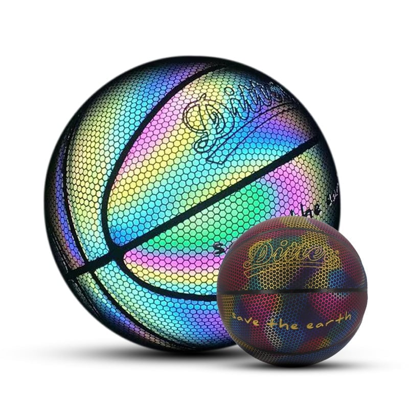 Holographic Reflective Glowing Baseball / Basketball /Soccer /Football (Rubgy) /Volleyball