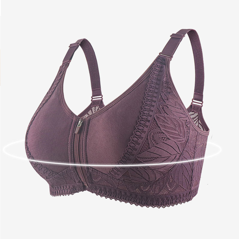 HOT - POSTURE CORRECTION & ZIP-THROUGH FULL COVERAGE WIRED BRA-BH01