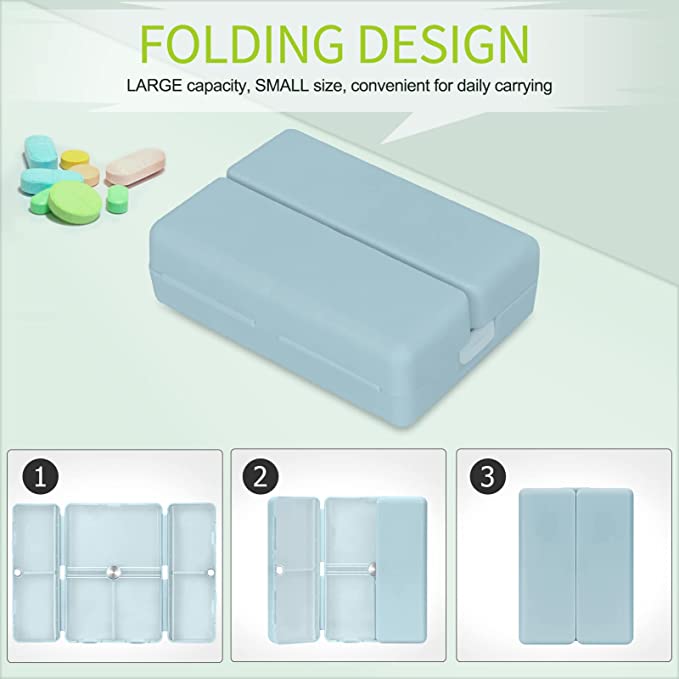 Hot Sale - 7 Compartments Portable Pill Case