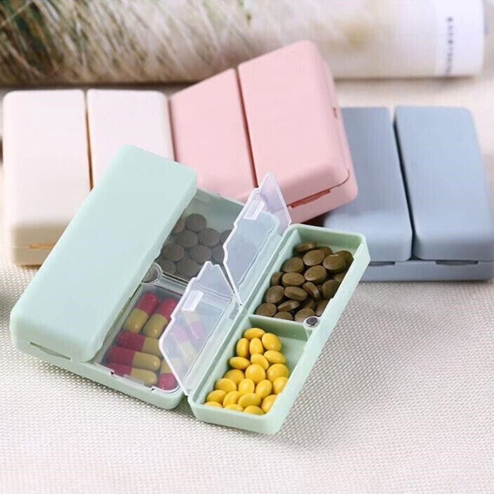 Hot Sale - 7 Compartments Portable Pill Case