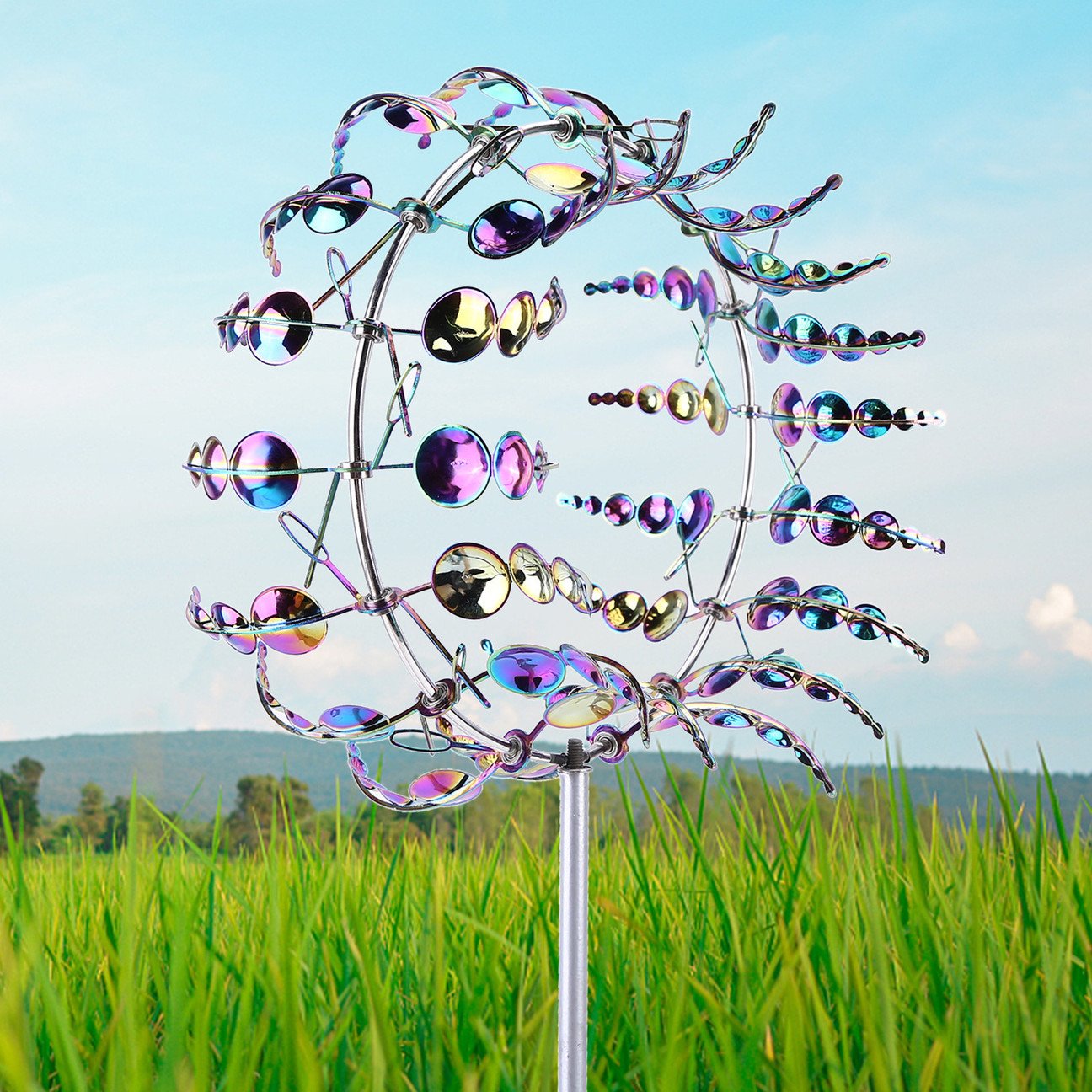 (HOT SALE) - GARDEN MAGIC METAL KINETIC WINDMILL