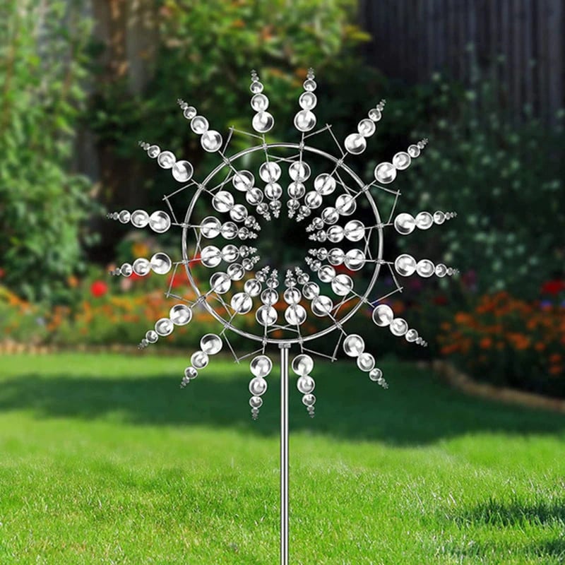 (HOT SALE) - GARDEN MAGIC METAL KINETIC WINDMILL