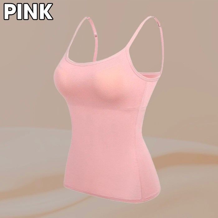 Hot sale - Women Tank Top with Built in Bra Camisole