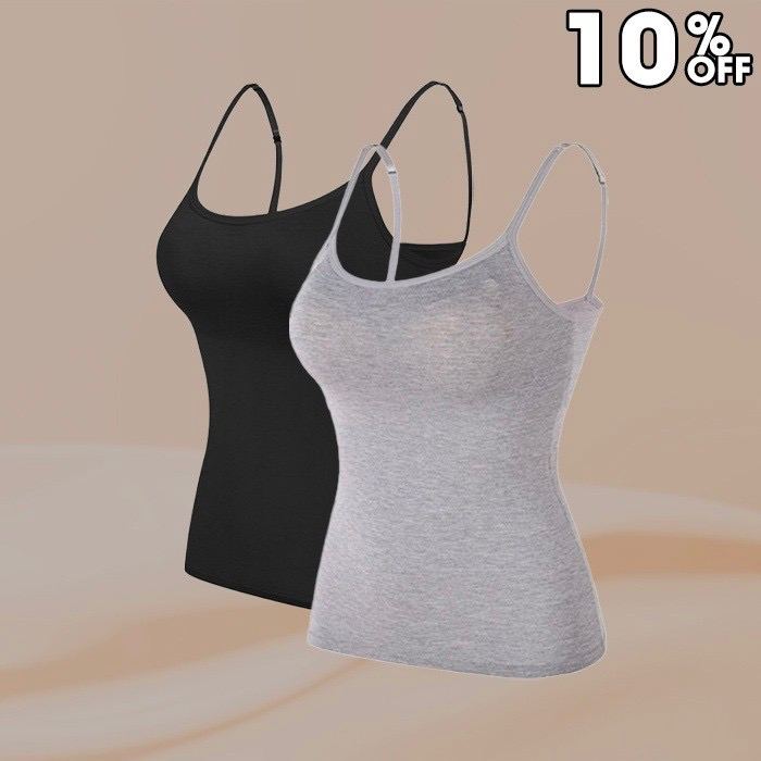 Hot sale - Women Tank Top with Built in Bra Camisole