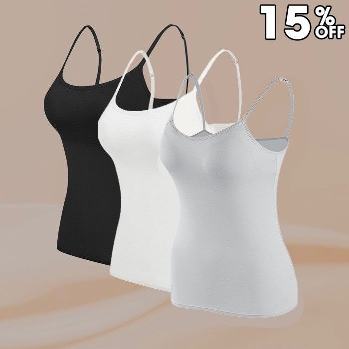 Hot sale - Women Tank Top with Built in Bra Camisole