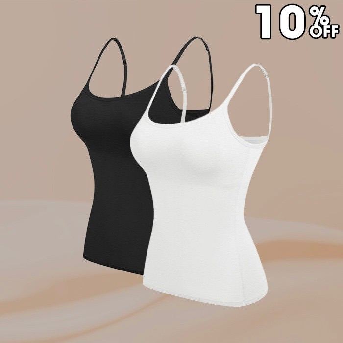 Hot sale - Women Tank Top with Built in Bra Camisole