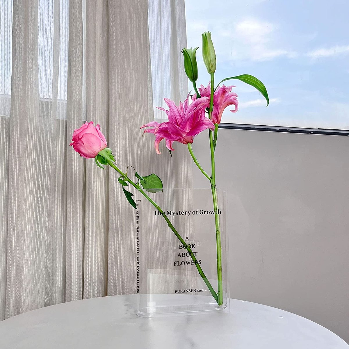 (Hot Sale 49% OFF) - Acrylic Book Vase for Flowers