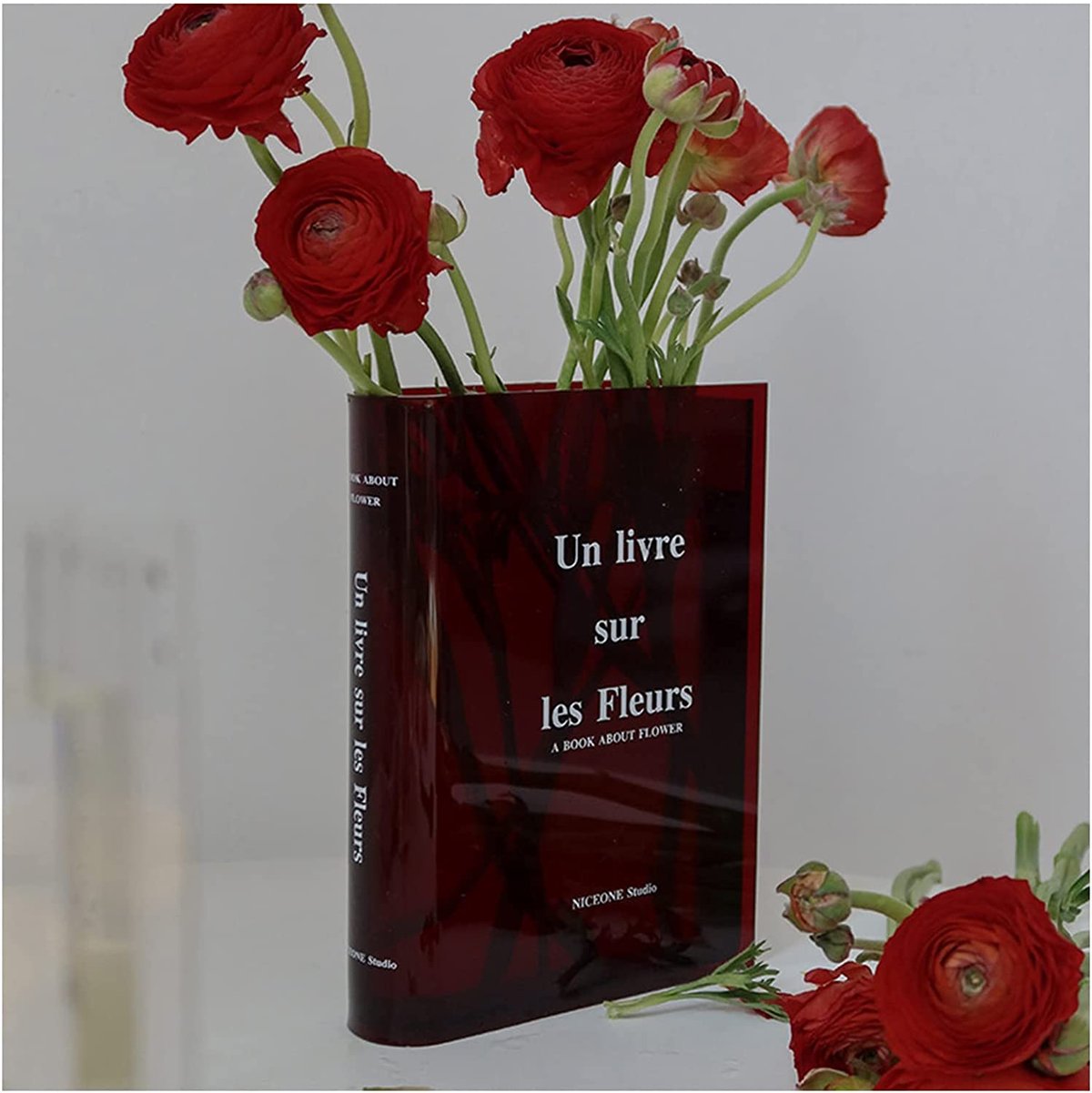 (Hot Sale 49% OFF) - Acrylic Book Vase for Flowers