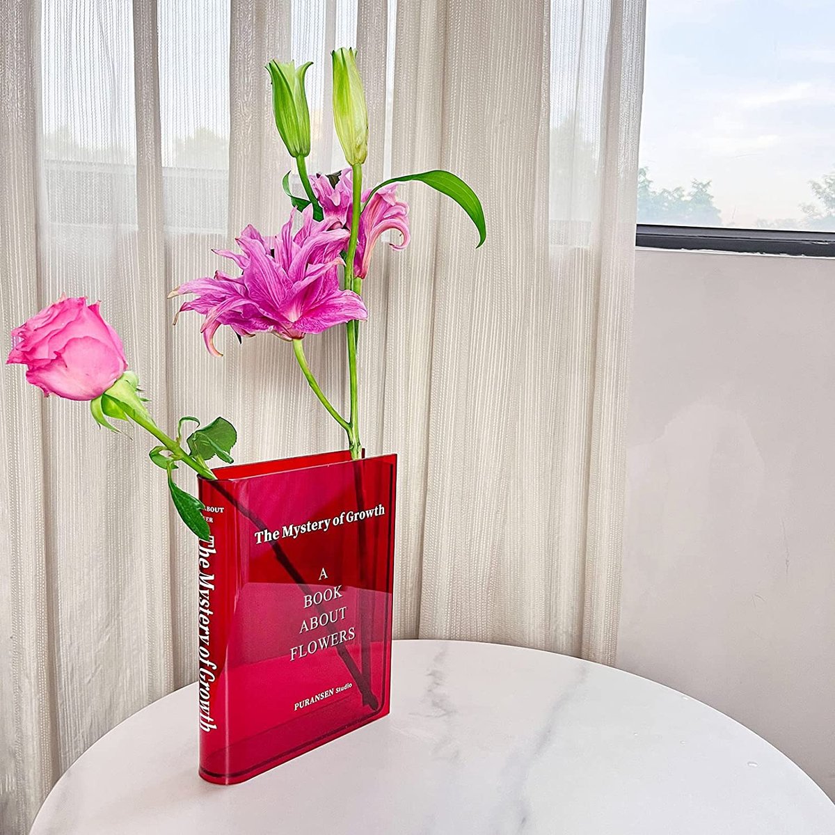 (Hot Sale 49% OFF) - Acrylic Book Vase for Flowers