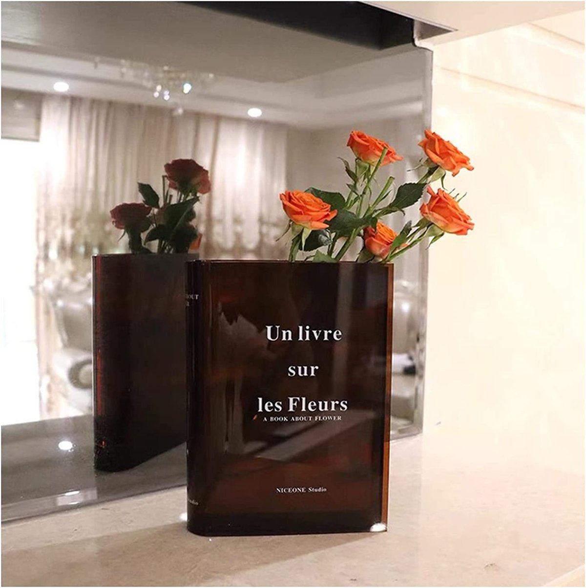 (Hot Sale 49% OFF) - Acrylic Book Vase for Flowers