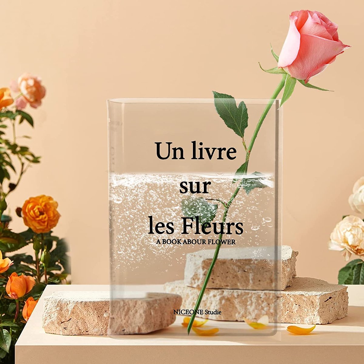 (Hot Sale 49% OFF) - Acrylic Book Vase for Flowers