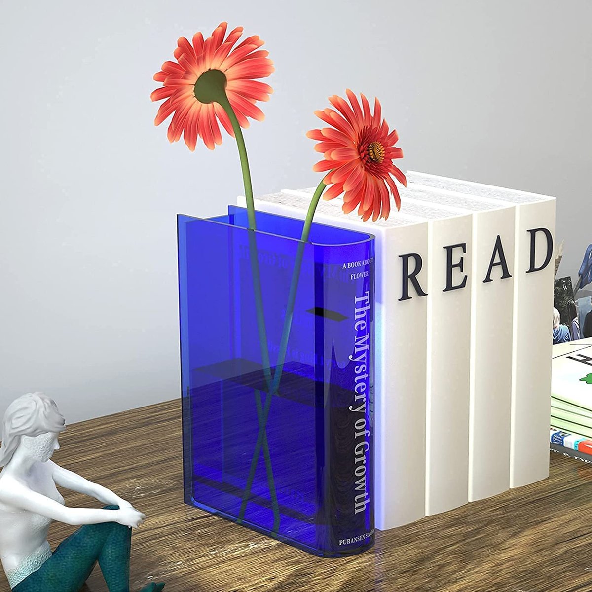 (Hot Sale 49% OFF) - Acrylic Book Vase for Flowers