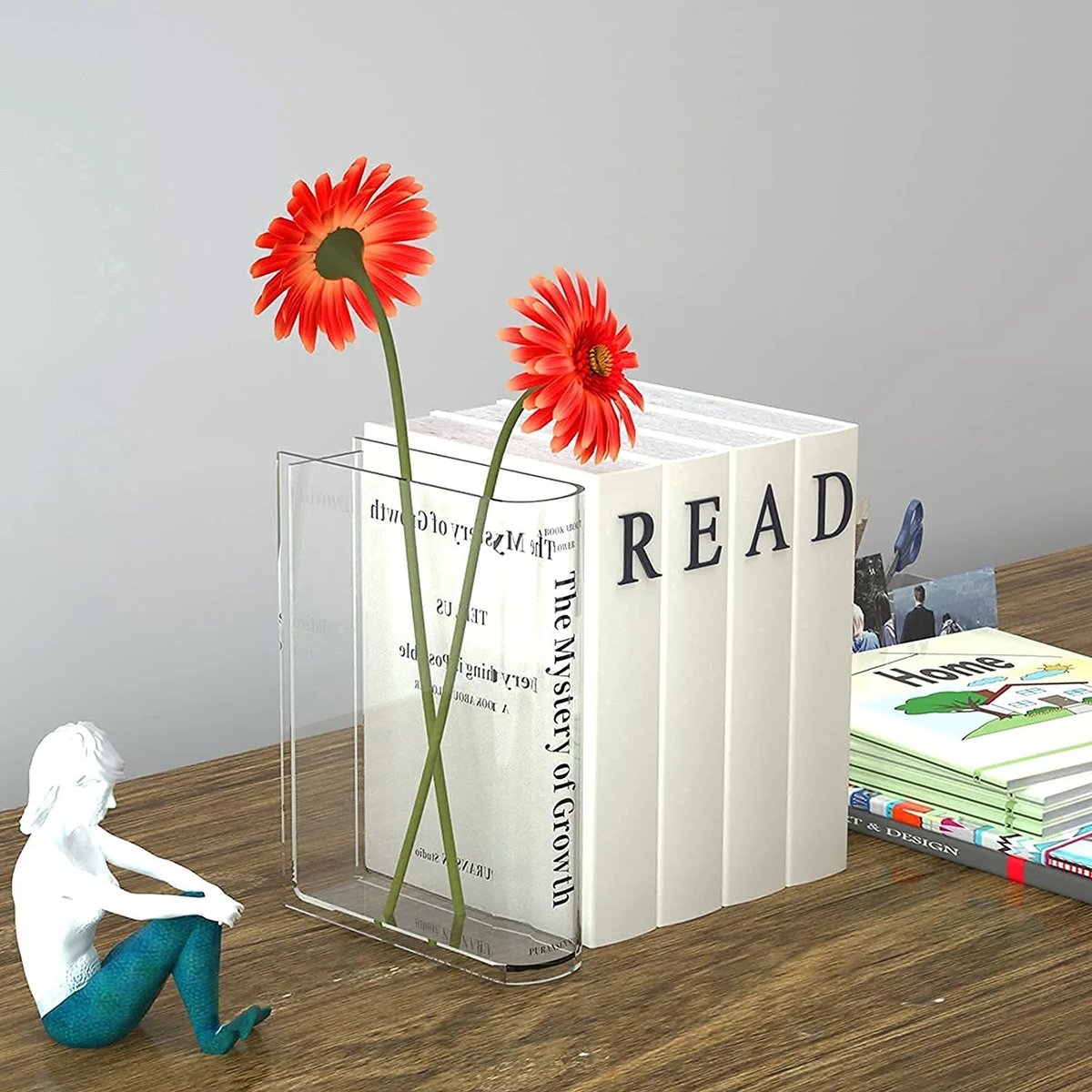 (Hot Sale 49% OFF) - Acrylic Book Vase for Flowers