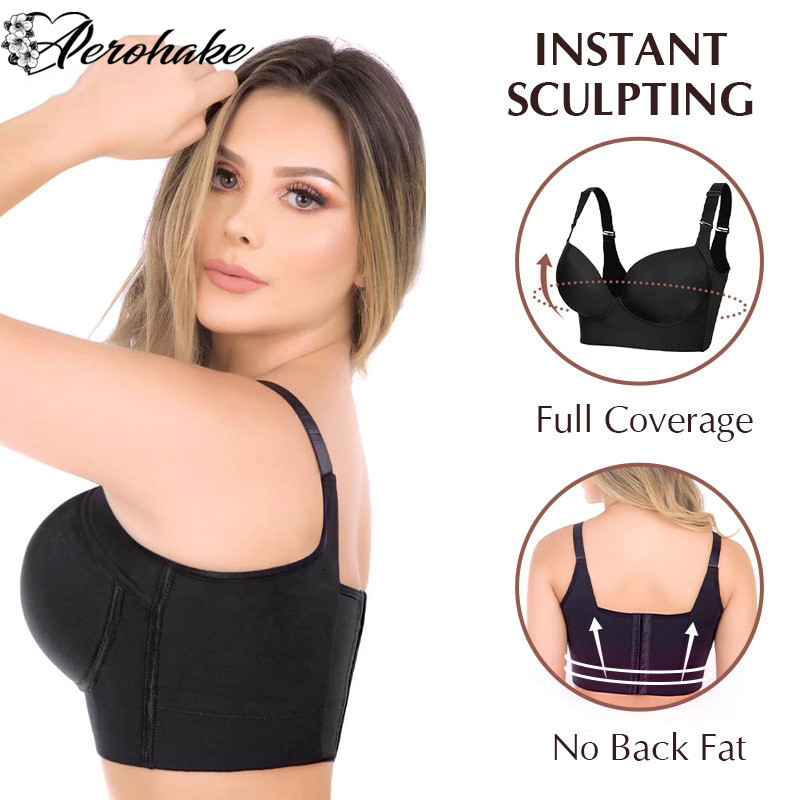 (HOT SALE 50% OFF) SEXY DEEP CUP FULL COVERAGE BRA - NO MORE BRA FAT