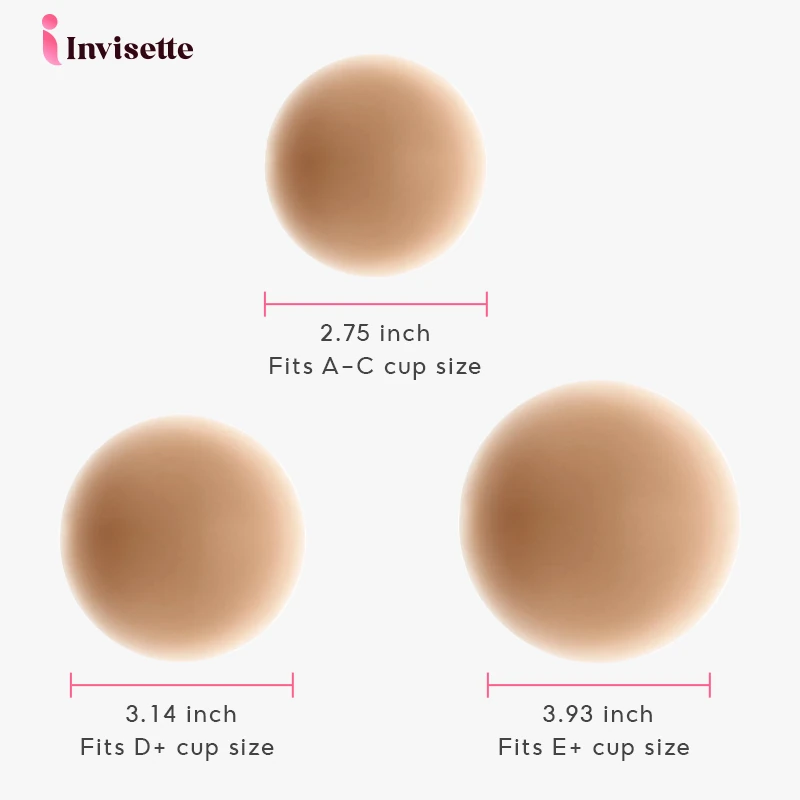 Invisette - Seamless Non-adhesive Silicone Nipple Cover