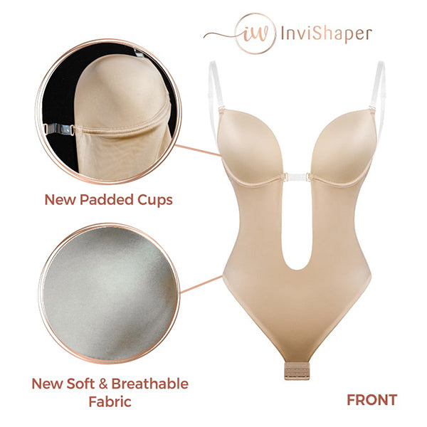 InviShaper - Plunge Backless Body Shaper Bra