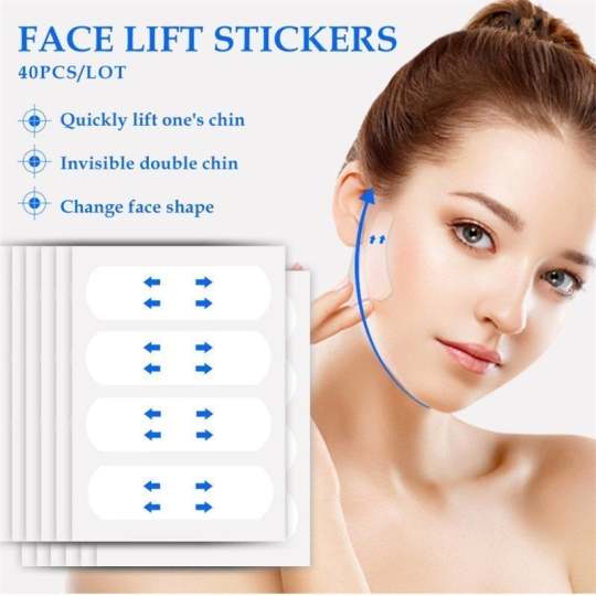 Exteriorm Invisible Face Lifter Tape - Has a delicate V face