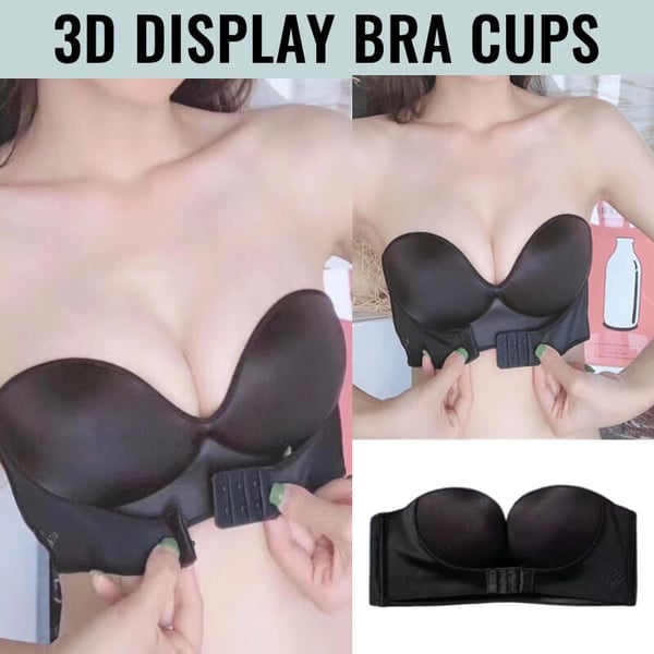 Invisible Strapless Super Push Up Bra 