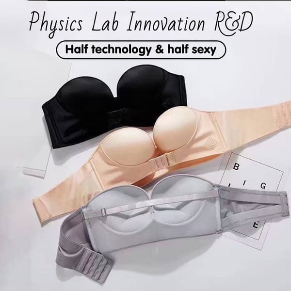 Invisible Strapless Super Push Up Bra 