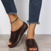 Agyyd Ladies Leather Sole Slippers