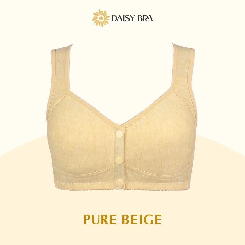 Diversev Last Day 49% OFF - Comfortable & Convenient Front Button Bra-Daisy Bra