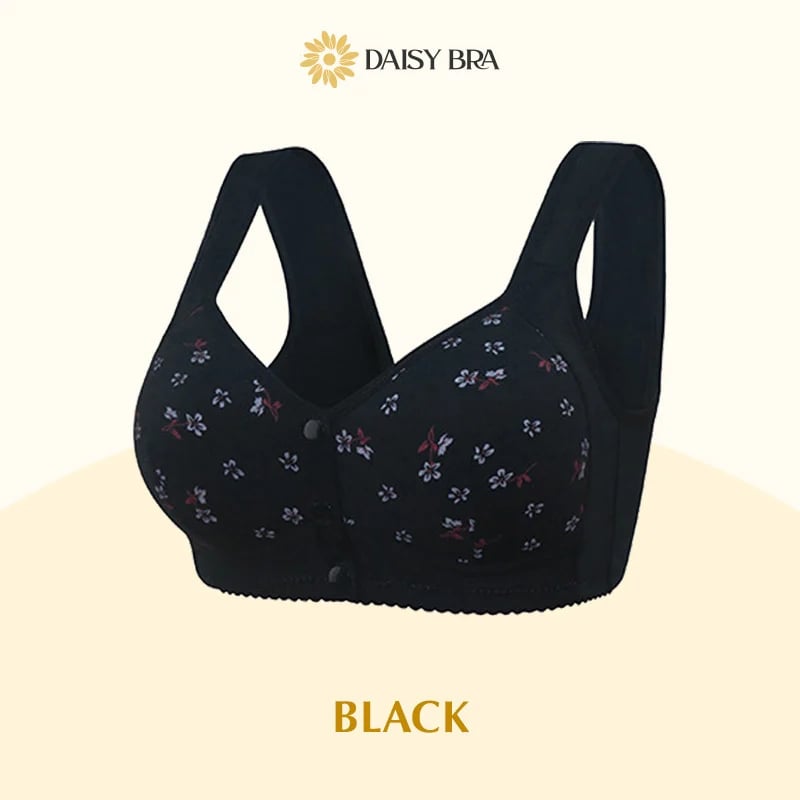 Diversev Last Day 49% OFF - Comfortable & Convenient Front Button Bra-Daisy Bra