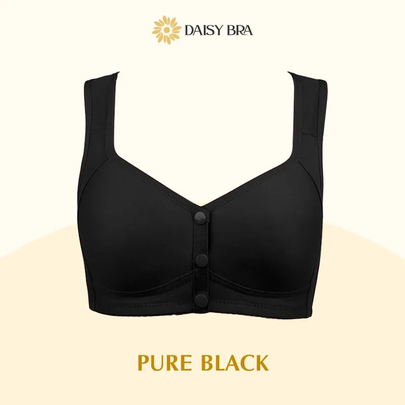 Diversev Last Day 49% OFF - Comfortable & Convenient Front Button Bra-Daisy Bra