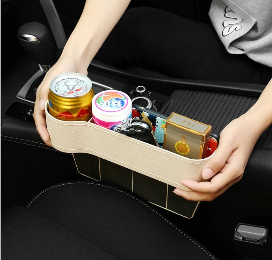 Last day 49% OFF - Leather Multifunctional Car Seat Organizer