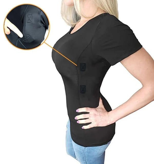 Last day 60% OFF - MEN/WOMEN'S CONCEALED LEATHER HOLSTER T-SHIRT