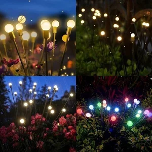 Last Day 60% OFF- Solar Powered Firefly Garden Light