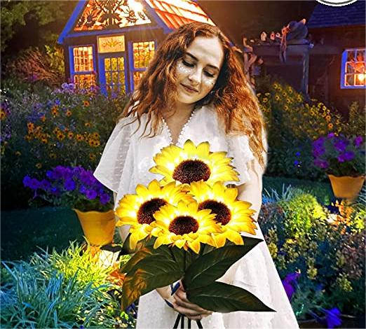 Last Day 70% OFF - Waterproof Solar Sunflower Light