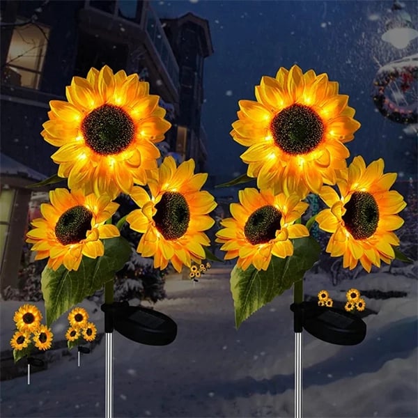 Last Day 70% OFF - Waterproof Solar Sunflower Light