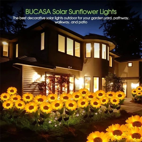 Last Day 70% OFF - Waterproof Solar Sunflower Light