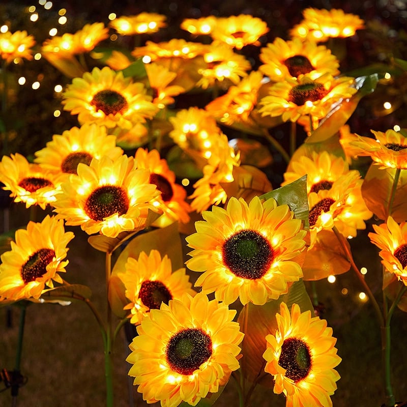 Last Day 70% OFF - Waterproof Solar Sunflower Light