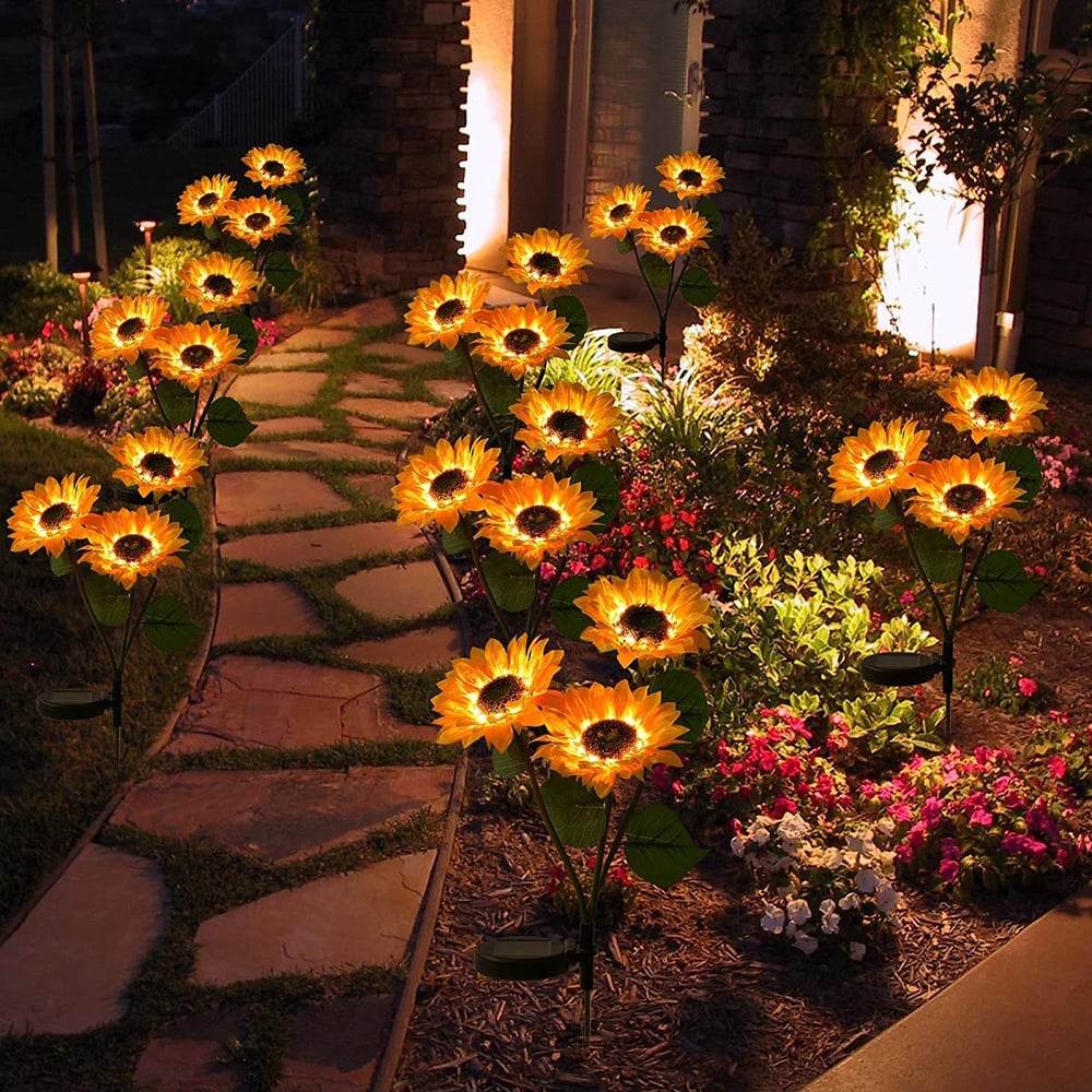 Last Day 70% OFF - Waterproof Solar Sunflower Light