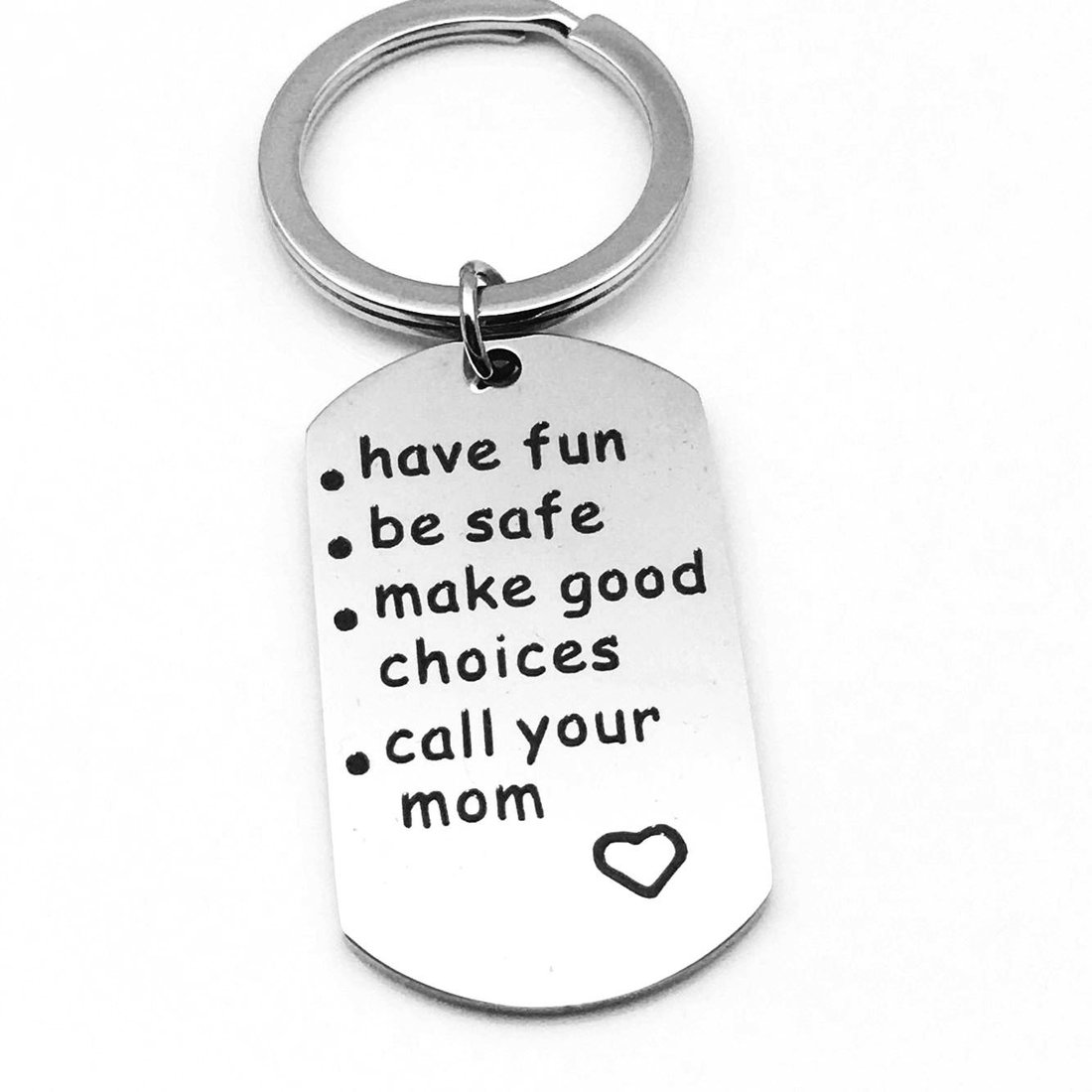 Last Day 75% OFF - Have Fun, Be Safe, Make Good Choices and Call Your Grandma/Grandpa Keychain