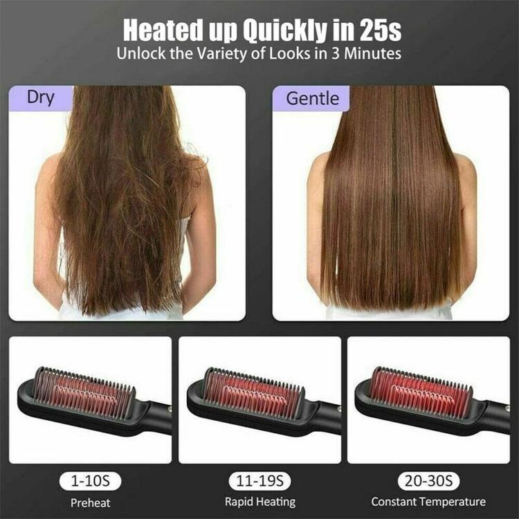 (Last Day Promo - 70% OFF) Hair Straightener Brush