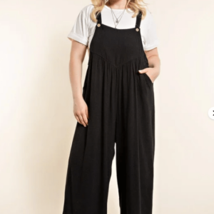 Last Day Promotion - 49% OFF Plus Size Wide Leg Overalls Jumpsuit