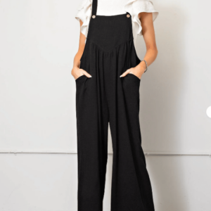 Last Day Promotion – 49% OFF Plus Size Wide Leg Overalls Jumpsuit