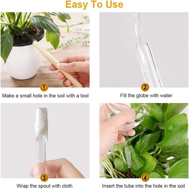 (Last Day Promotion - SAVE 50% OFF) Self-Watering Plant Glass Bulbs