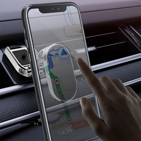 Last Day Promotion 35% OFF - Alloy Folding Magnetic Car Phone Holder